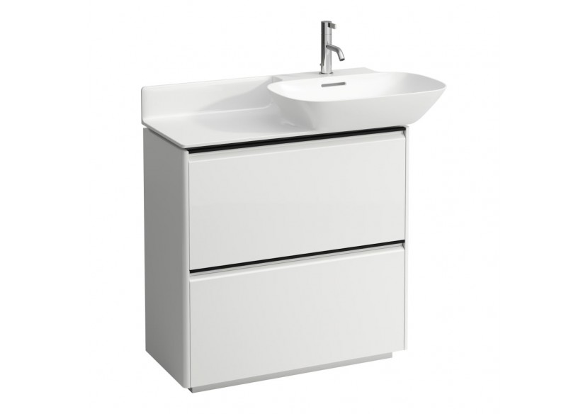 Meuble 2 tiroirs Base Blanc brillant 770 x 350 x 775 mm - H4030041102611 - Laufen