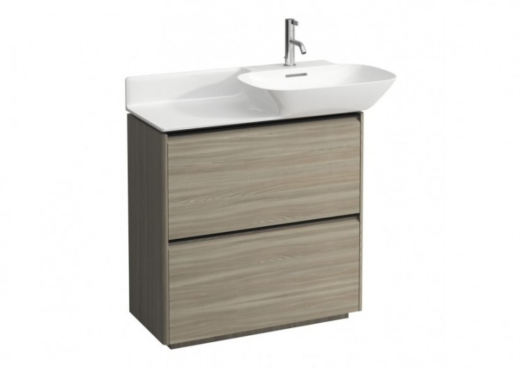 Meuble 2 tiroirs Base Orme clair 770 x 350 x 775 mm - H4030041102621 - Laufen