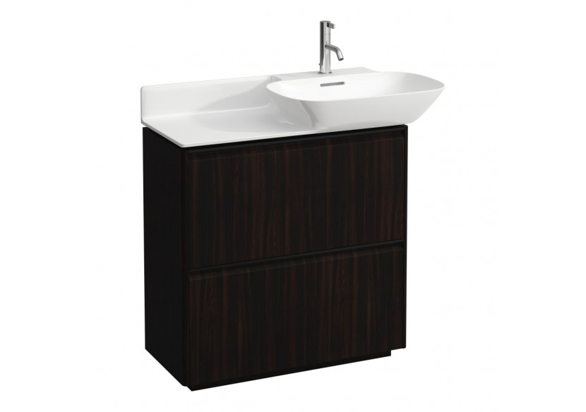 Meuble 2 tiroirs Base Orme foncé 770 x 350 x 775 mm - H4030041102631 - Laufen