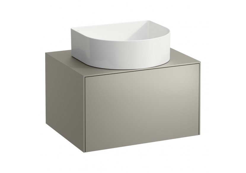 Meuble sous lavabo Sonar Titane (laqué) 575 x 455 x 340 mm - H4054010340421 - Laufen