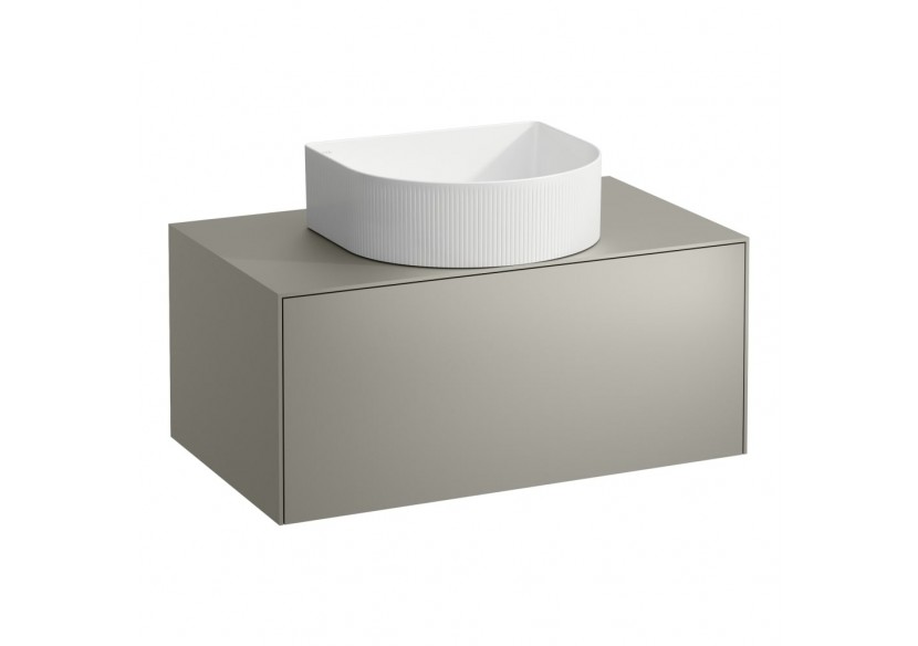 Meuble sous lavabo Sonar Titane (laqué) 775 x 455 x 340 mm - H4054110340421 - Laufen