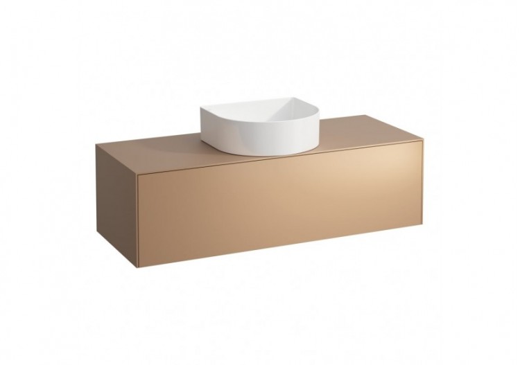 Meuble sous lavabo Sonar Cuivre (laqué) 1175 x 455 x 340 mm - H4054210340411 - Laufen