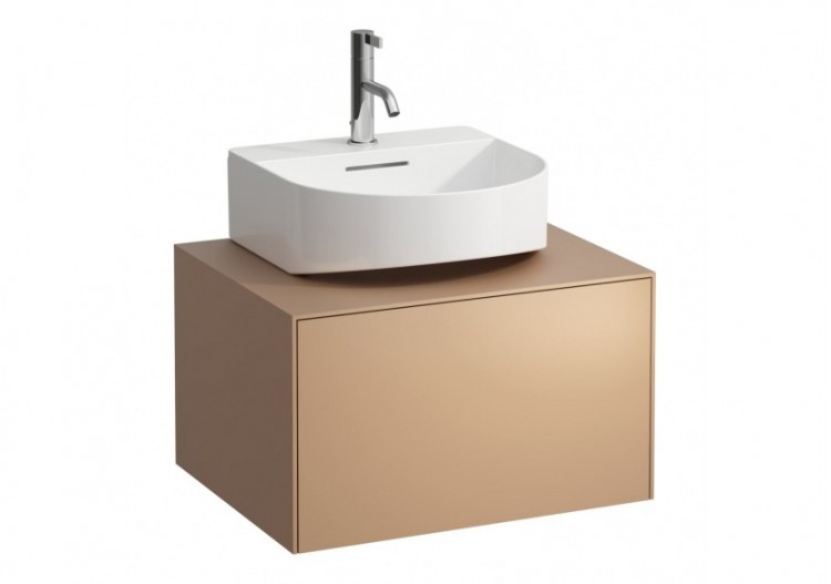Meuble sous lavabo 1 tiroir Sonar Cuivre (laqué) 575 x 455 x 340 mm - H4054310340411 - Laufen