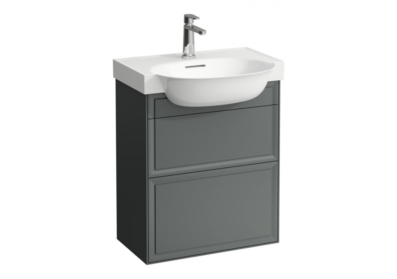 Meuble 2 tiroirs New Classic Gris signalisation 575 x 315 x 675 mm - H4060320856271 - Laufen