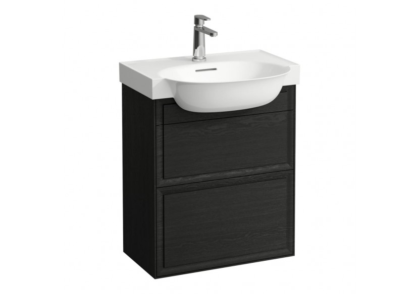 Meuble 2 tiroirs New Classic Chêne noirci 575 x 315 x 675 mm - H4060320856281 - Laufen