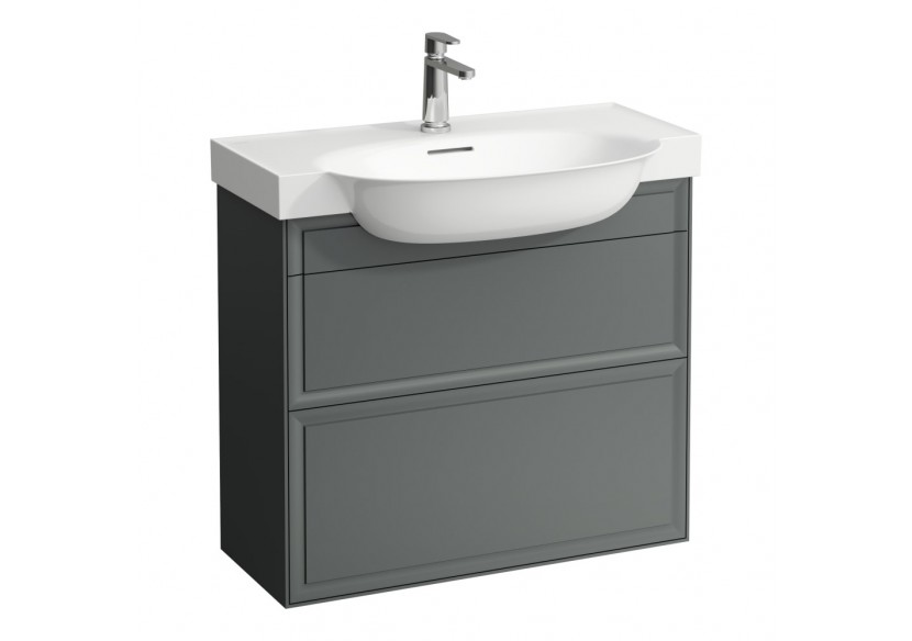 Meuble 2 tiroirs New Classic Gris signalisation 775 x 315 x 675 mm - H4060420856271 - Laufen