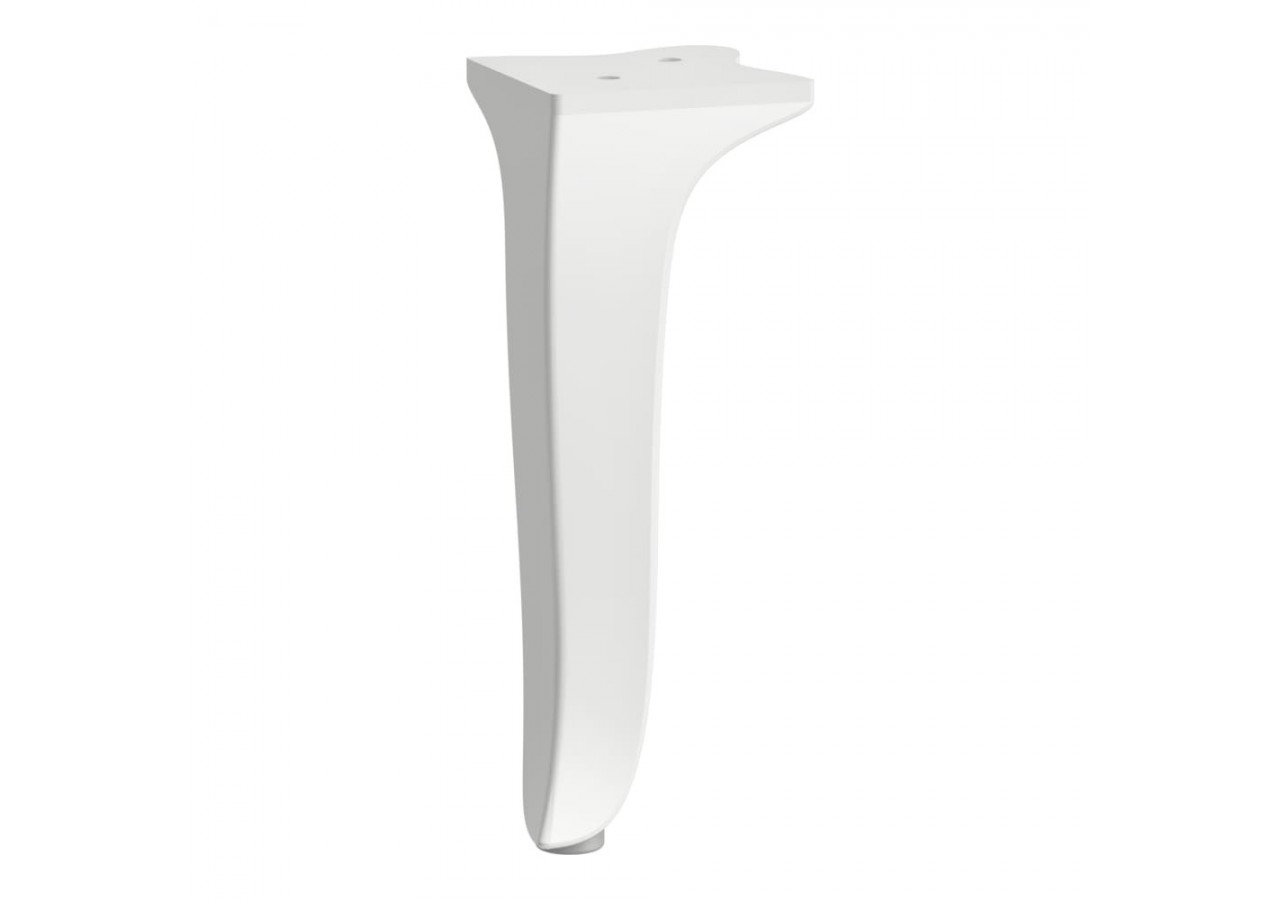 Jeu de pieds réglables (2 pièces) pour meubles New Classic Blanc brillant 60 x 60 x 155 mm - H4060740856311 - Laufen