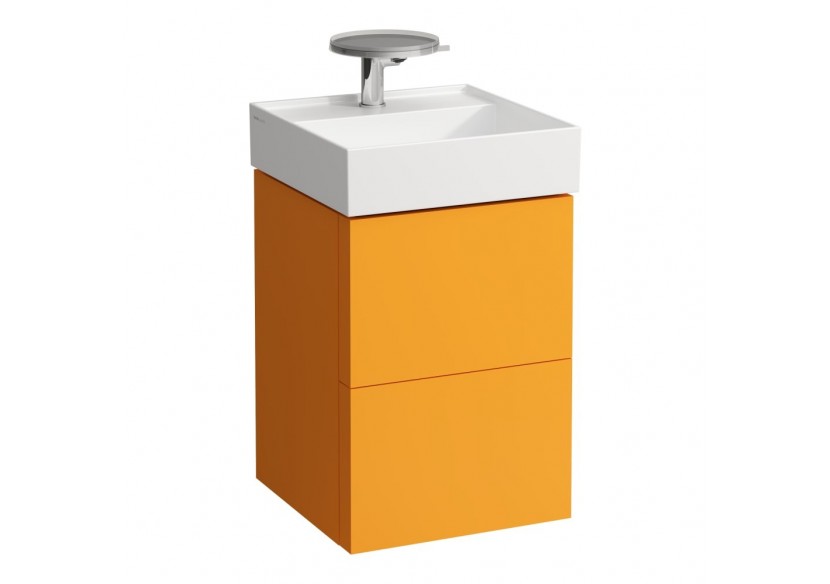 Meuble sous lavabo 2 tiroirs Kartell Ocre 440 x 450 x 600 mm - H4075080336431 - Laufen