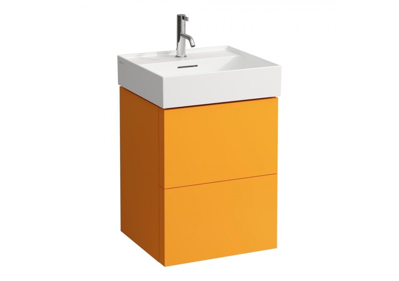 Meuble sous lavabo 2 tiroirs Kartell Ocre 480 x 450 x 600 mm - H4075090336431 - Laufen