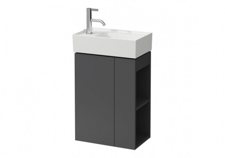 Meuble sous lavabo Kartell Gris ardoise 440 x 270 x 600 mm - H4075170336421 - Laufen