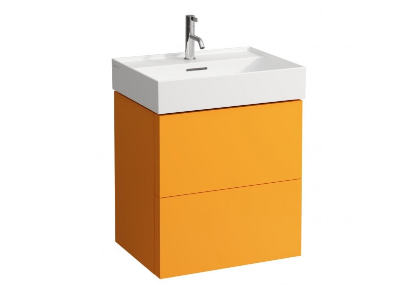 Meuble sous lavabo 2 tiroirs Kartell Ocre 580 x 450 x 600 mm - H4075690336431 - Laufen