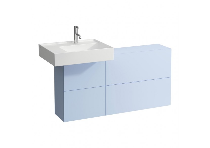 Elément latéral lavabo à gauche Kartell Gris-bleu 1200 x 270 x 610 mm - H4082910336451 - Laufen