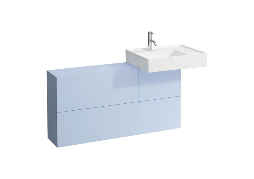Elément latéral lavabo à droite Kartell Gris-bleu 1200 x 270 x 610 mm - H4082920336451 - Laufen