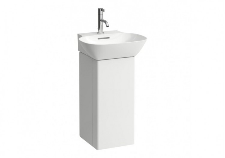 Meuble sous lavabo 1 porte en aluminium Ino Noyer foncé 280 x 310 x 605 mm - H4253020301711 - Laufen