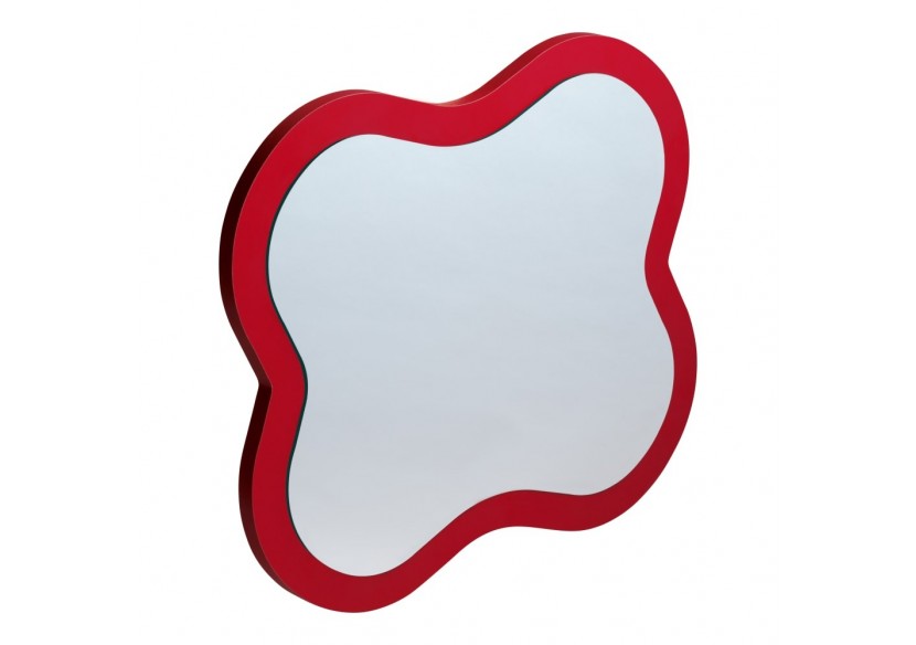 Miroir 'fleur' Florakids Rouge de Chine 435 x 21 x 383 mm - H4616010034691 - Laufen