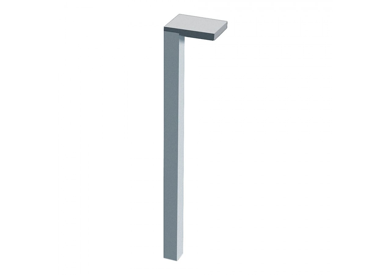 Jeu de 2 pieds en aluminium Laufen pro s Chromé 80 x 80 x 293 mm - H4831050960041 - Laufen