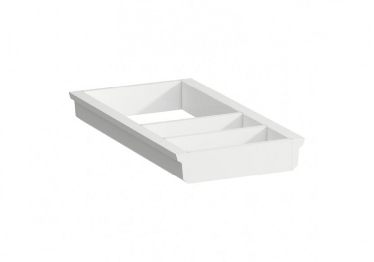 Système de rangement pour tiroir Space Blanc brillant 200 x 374 x 45 mm - H4954031606311 - Laufen