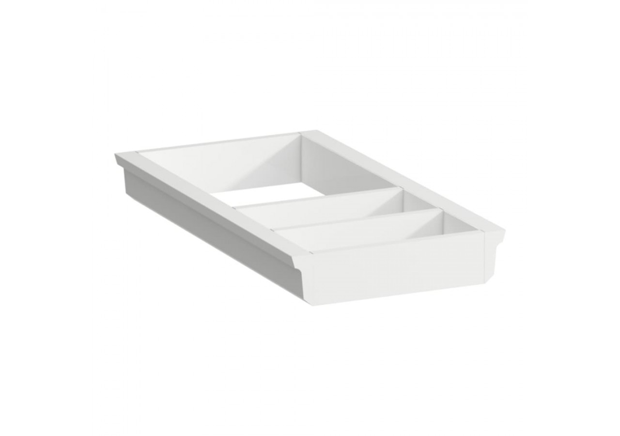 Système de rangement pour tiroir Space Blanc brillant 200 x 374 x 45 mm - H4954031606311 - Laufen