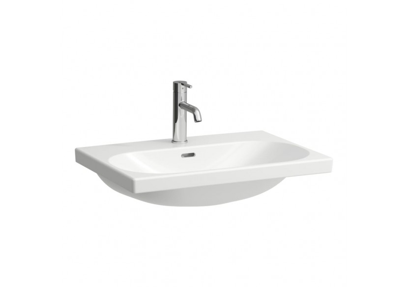 Lavabo mural ou à poser sur meuble Lua Blanc 650 x 460 x 180 mm - H8100840001041 - Laufen