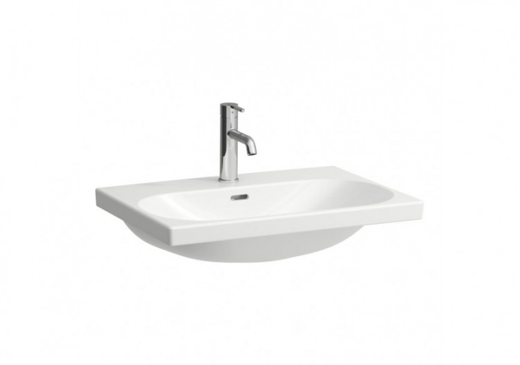 Lavabo mural ou à poser sur meuble Lua Blanc LCC 650 x 460 x 180 mm - H8100844001091 - Laufen