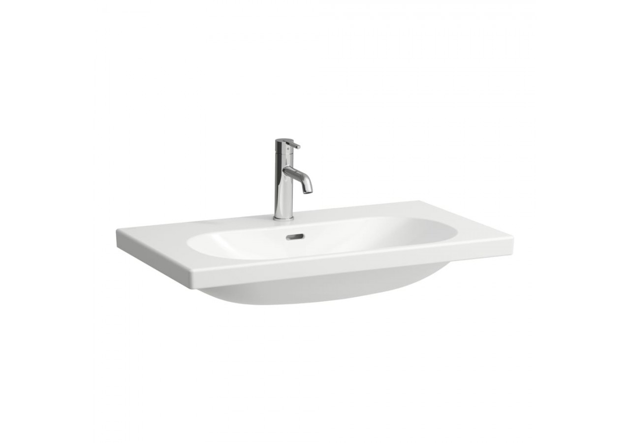 Lavabo mural ou à poser sur meuble Lua Blanc 460 x 800 x 180 mm - H8100870001091 - Laufen