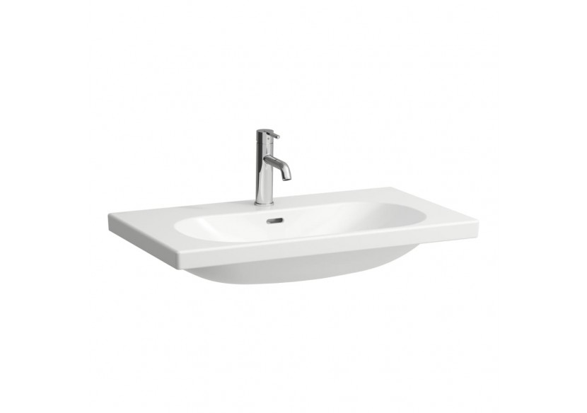 Lavabo mural ou à poser sur meuble Lua Blanc LCC 460 x 800 x 180 mm - H8100874001041 - Laufen