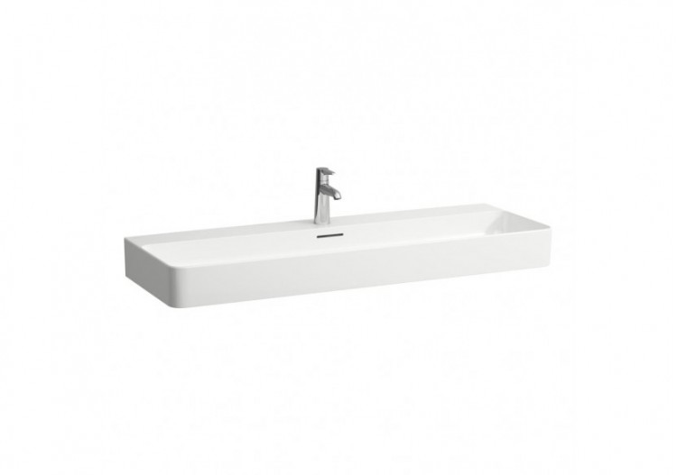 Lavabo mural ou à poser sur meuble Val Blanc 1200 x 420 x 155 mm - H8102890001091 - Laufen