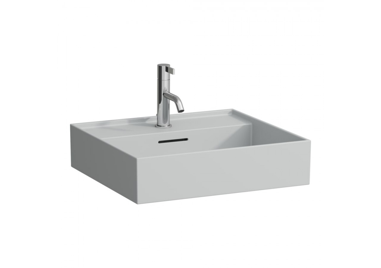 Lavabo mural ou à poser sur meuble Kartell Gris mat 500 x 460 x 145 mm - H8103327591041 - Laufen