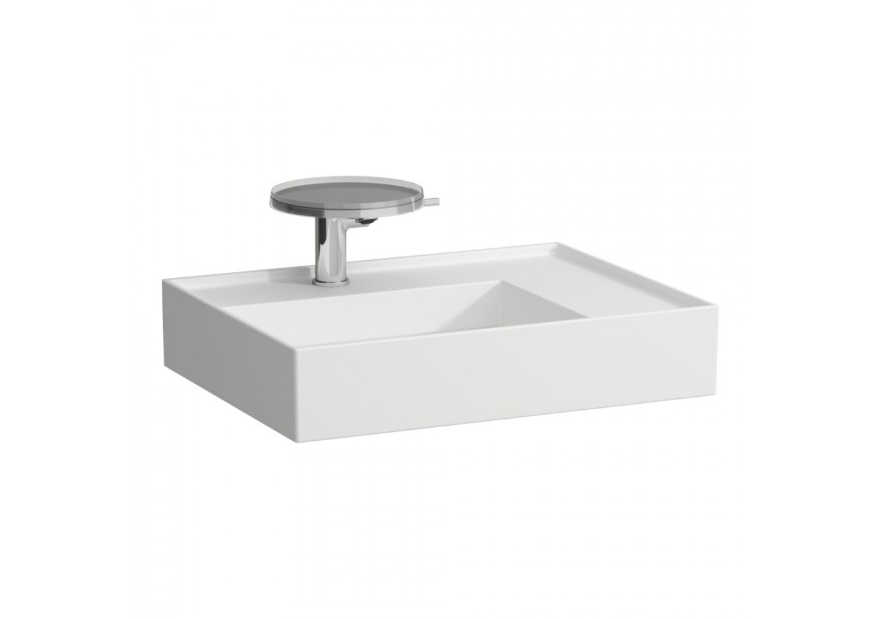 Lavabo mural ou à poser sur meuble Kartell Blanc mat 600 x 460 x 150 mm - H8103347571581 - Laufen
