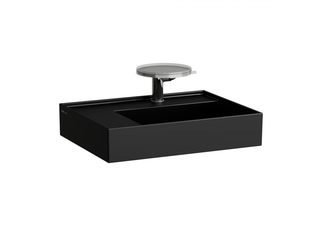 Lavabo mural ou à poser sur meuble Kartell Noir mat 600 x 460 x 150 mm - H8103357161111 - Laufen