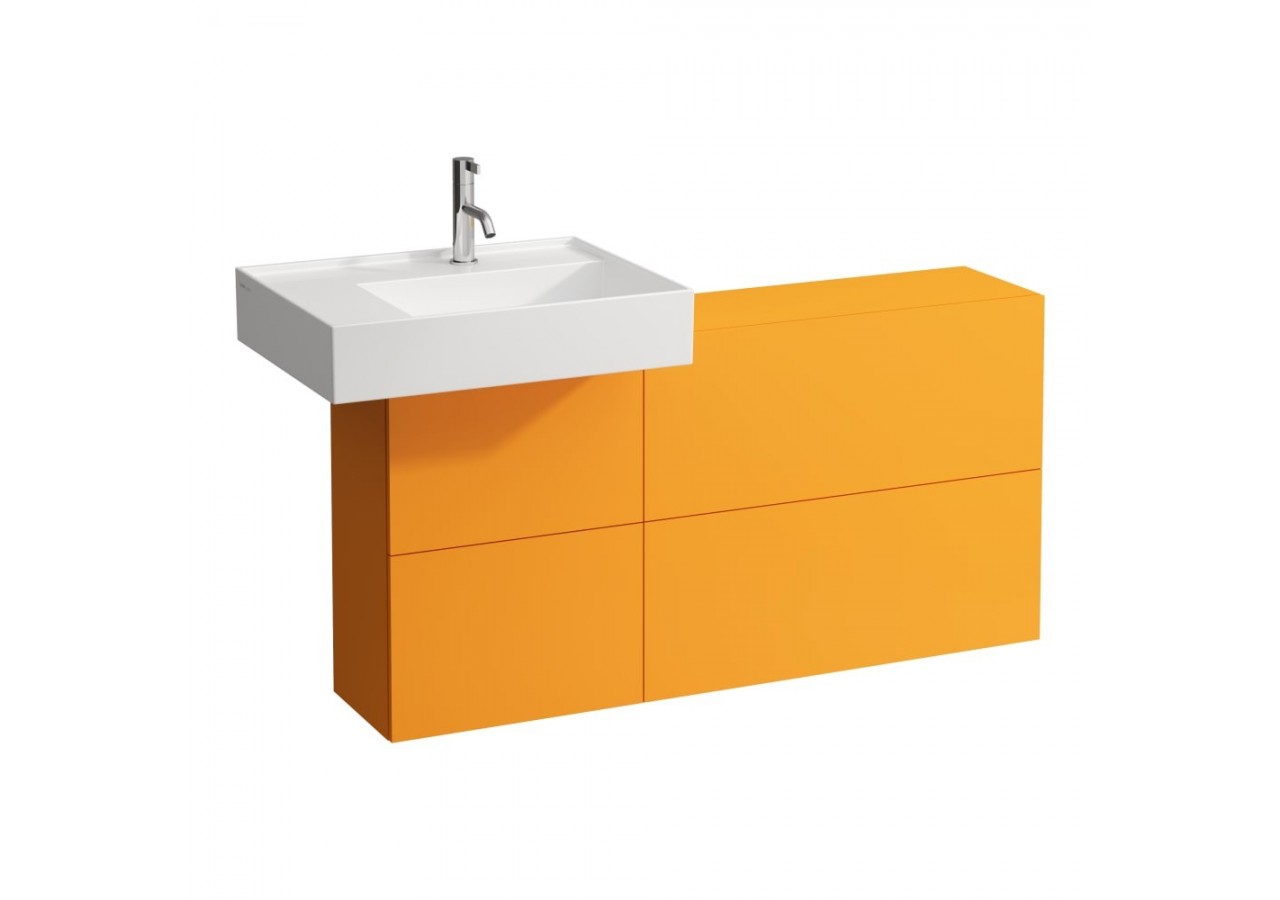 Lavabo mural ou à poser sur meuble Kartell Graphite mat 600 x 460 x 150 mm - H8103357581581 - Laufen