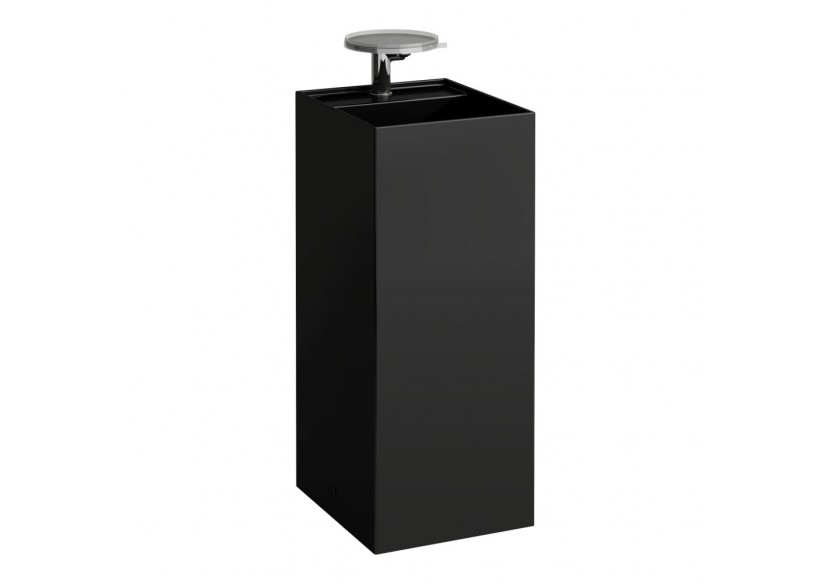 Lavabo indépendant Kartell Noir brillant 375 x 435 x 900 mm - H8113310201581 - Laufen