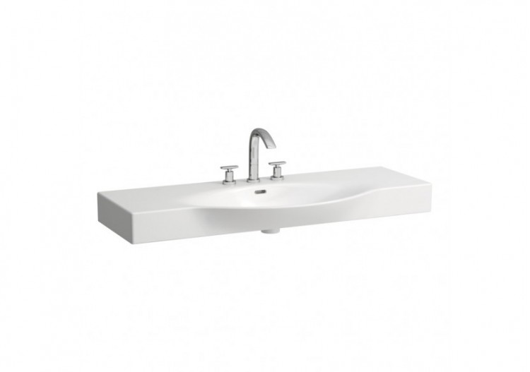 Lavabo mural recoupable jusqu’à 900 mm Palace Blanc 1200 x 510 x 110 mm - H8117040001471 - Laufen