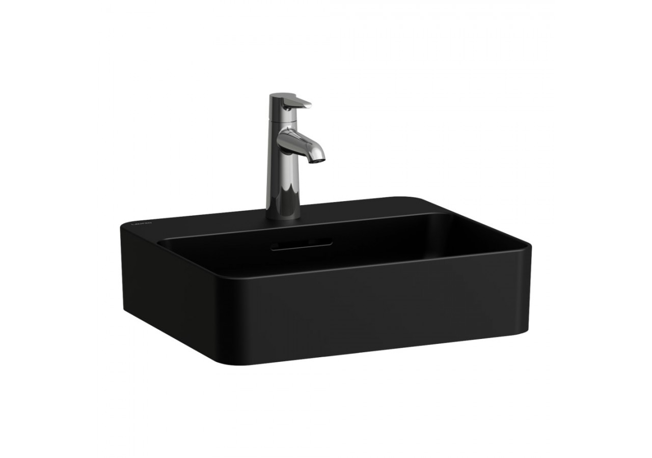 Lave-mains à poser Val Noir mat 450 x 380 x 115 mm - H8122807161121 - Laufen