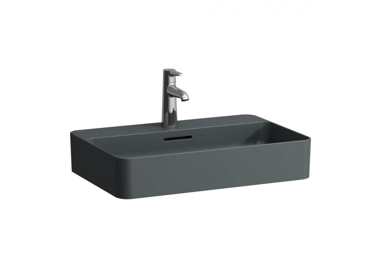 Lave-mains à poser Val Graphite mat 600 x 400 x 115 mm - H8122857581121 - Laufen
