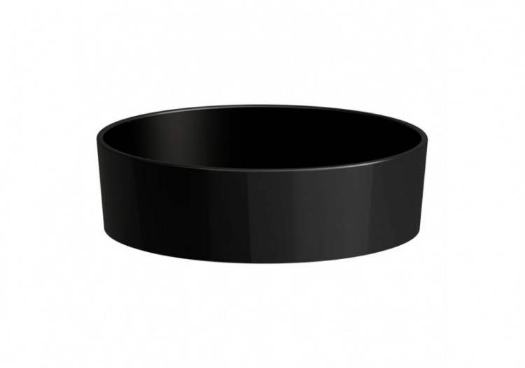 Vasque à poser Kartell Noir brillant 420 x 420 x 135 mm - H8123310201121 - Laufen