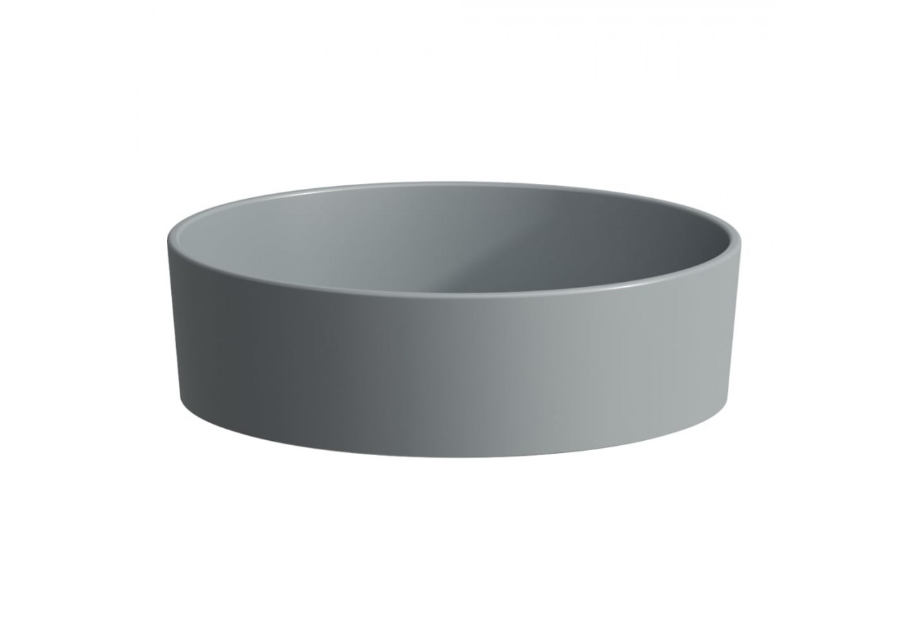 Vasque à poser Kartell Graphite mat 420 x 420 x 135 mm - H8123317581121 - Laufen