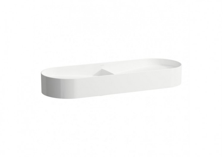 Vasque double Sonar Blanc LCC 1000 x 370 x 140 mm - H8123484001121 - Laufen