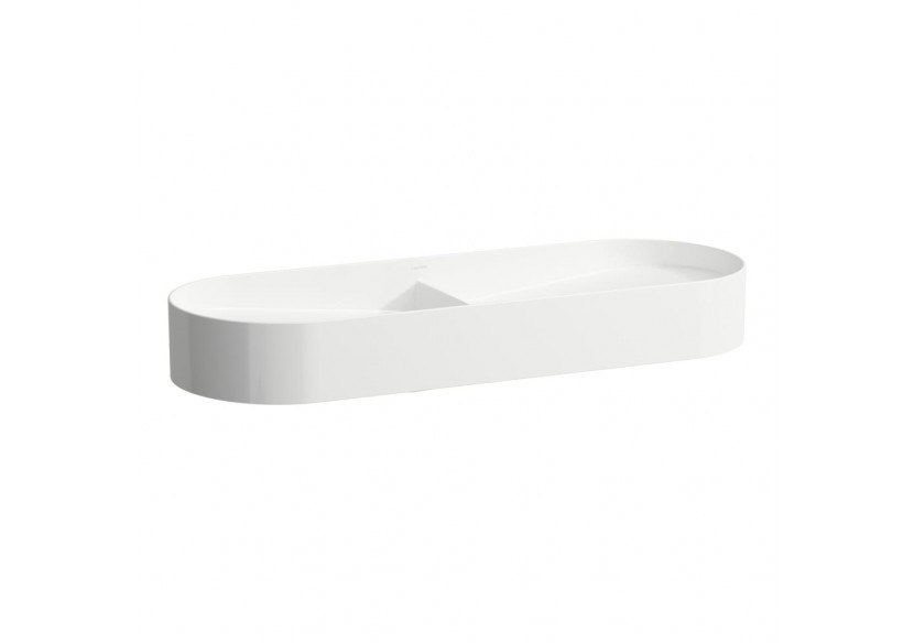Vasque double Sonar Blanc LCC 1000 x 370 x 140 mm - H8123484001121 - Laufen