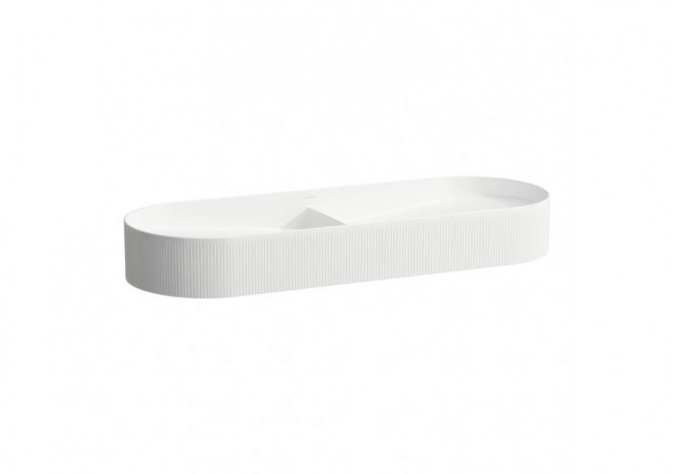 Vasque double Sonar Blanc 1000 x 370 x 140 mm - H8123490001121 - Laufen