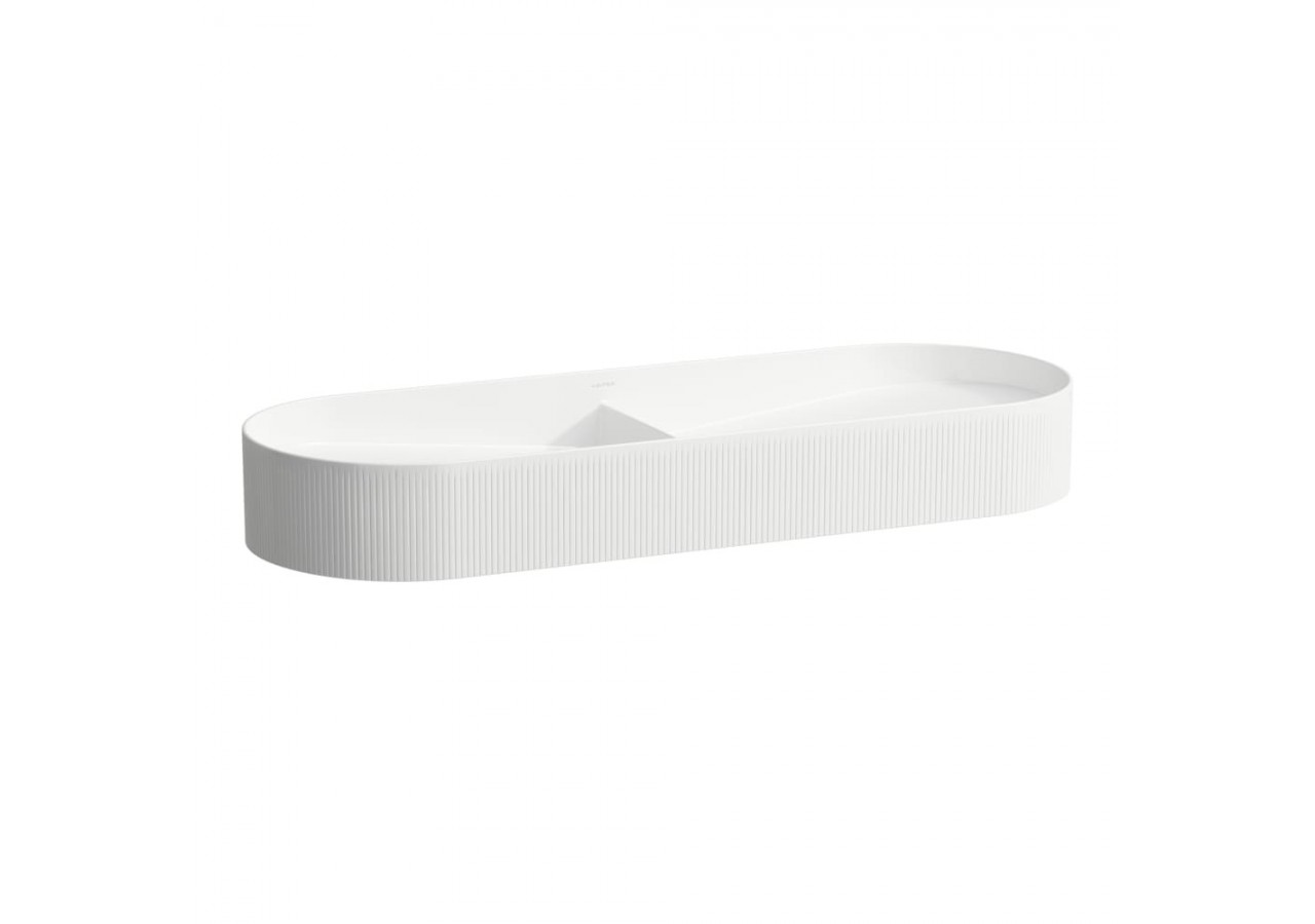 Vasque double Sonar Blanc LCC 1000 x 370 x 140 mm - H8123494001121 - Laufen