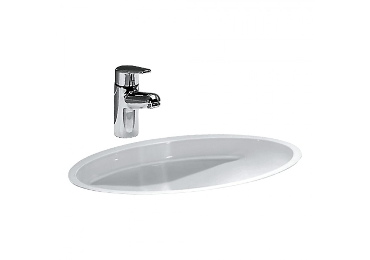 Vasque à encastrer par-dessous Savoy Blanc 500 x 350 x 205 mm - H8131920001551 - Laufen