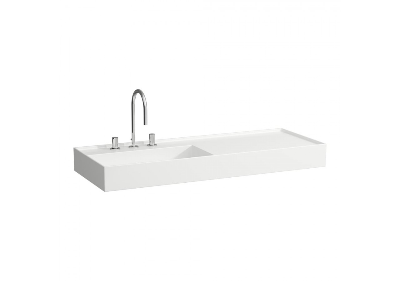 Lavabo mural ou à poser sur meuble Kartell Blanc LCC 1200 x 460 x 150 mm - H8133324001581 - Laufen