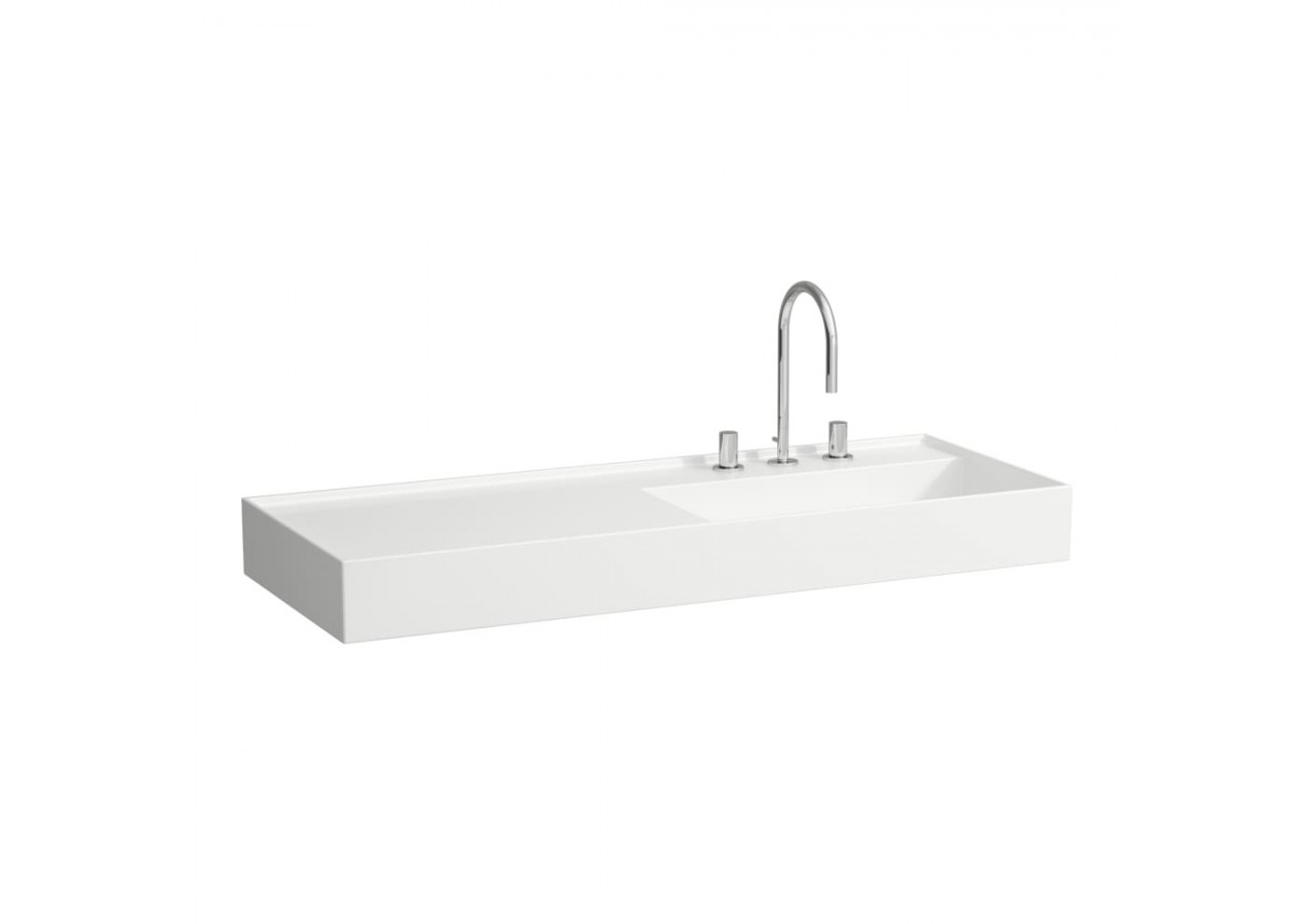 Lavabo mural ou à poser sur meuble Kartell Blanc 1200 x 460 x 120 mm - H8133330001121 - Laufen