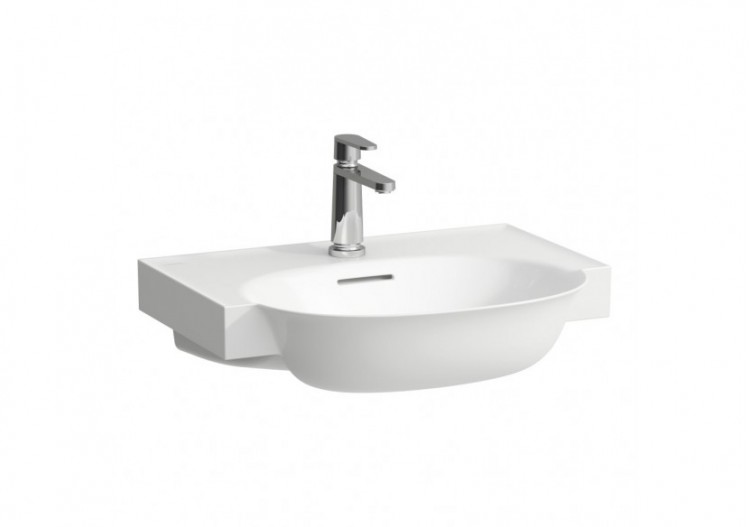 Lavabo mural ou à poser sur meuble ou sur pieds New Classic Blanc 600 x 480 x 75 mm - H8138530001091 - Laufen