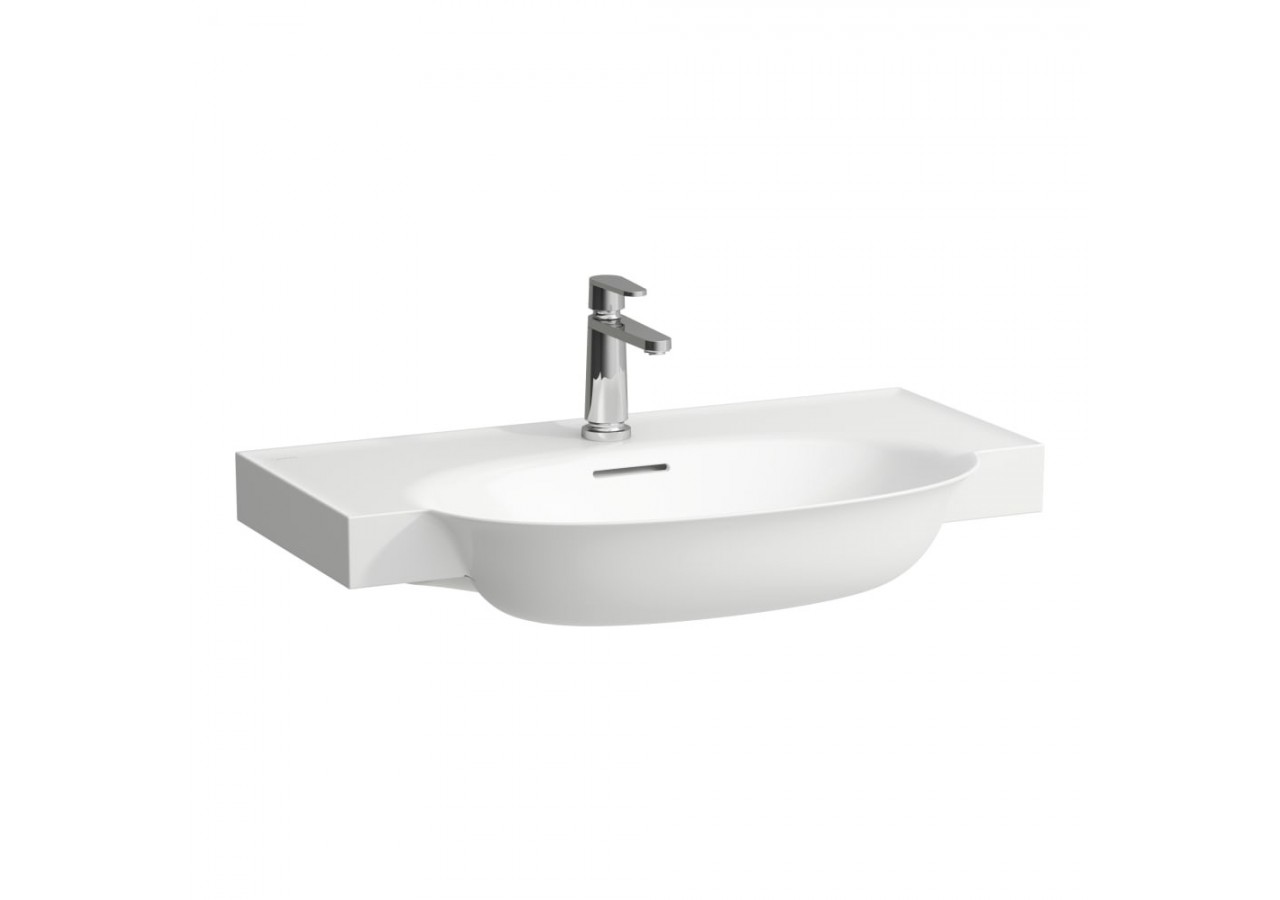 Lavabo mural ou à poser sur meuble ou sur pieds New Classic Blanc 800 x 480 x 75 mm - H8138550001121 - Laufen