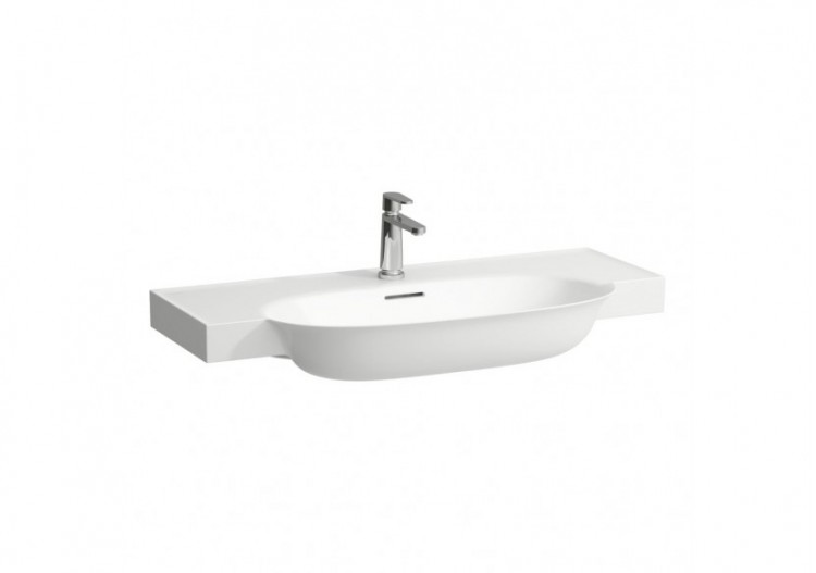 Lavabo mural ou à poser sur meuble ou sur pieds New Classic Blanc 1000 x 480 x 75 mm - H8138570001091 - Laufen