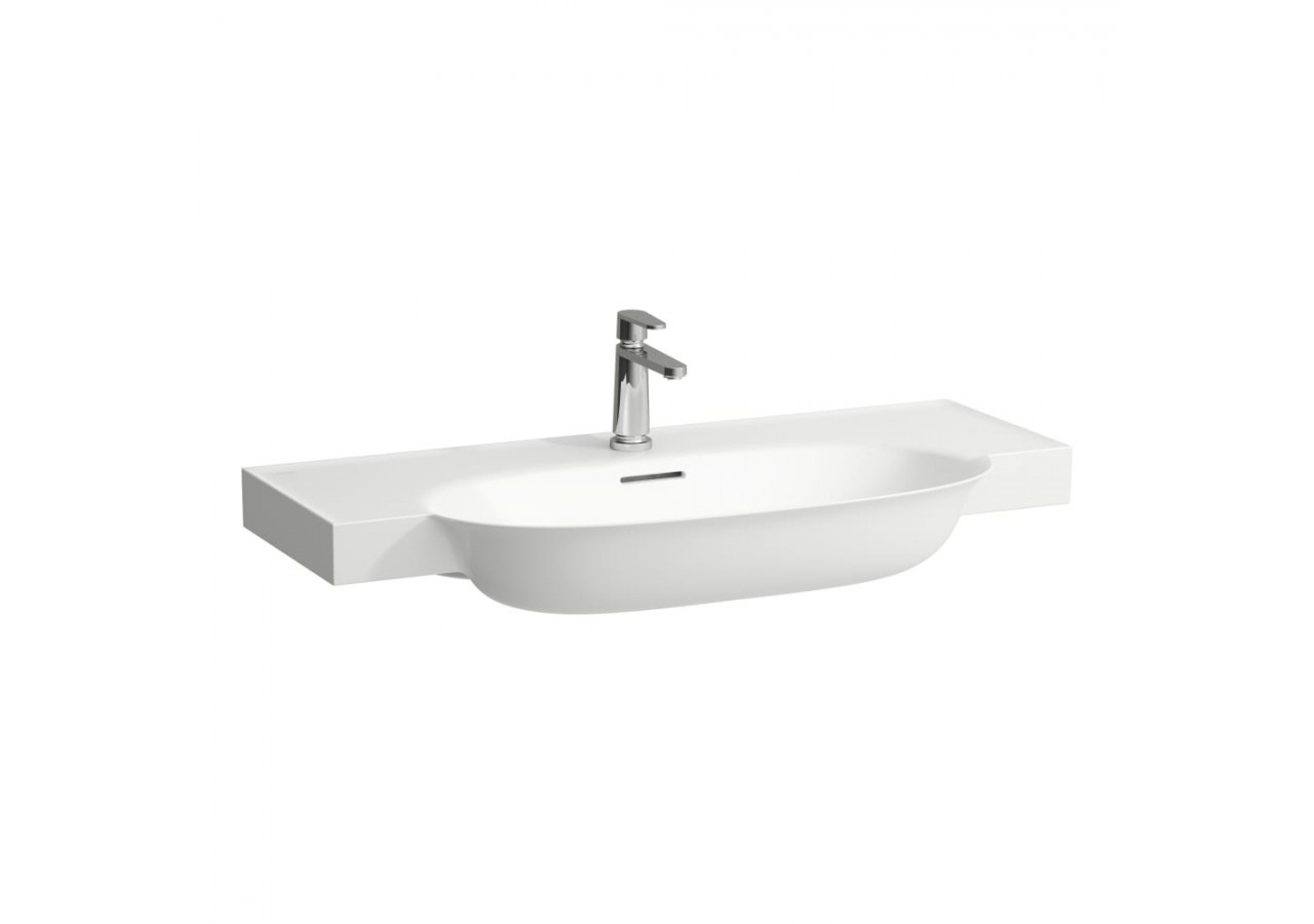 Lavabo mural ou à poser sur meuble ou sur pieds New Classic Blanc mat 1000 x 480 x 75 mm - H8138577571041 - Laufen