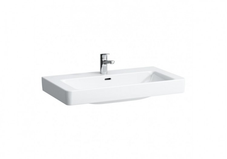 Lavabo mural ou à poser sur meuble Laufen pro s Blanc LCC 850 x 465 x 175 mm - H8139654001041 - Laufen