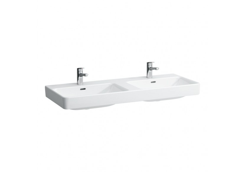 Lavabo double mural ou à poser sur meuble Laufen pro s Blanc LCC 1200 x 465 x 175 mm - H8149664001081 - Laufen